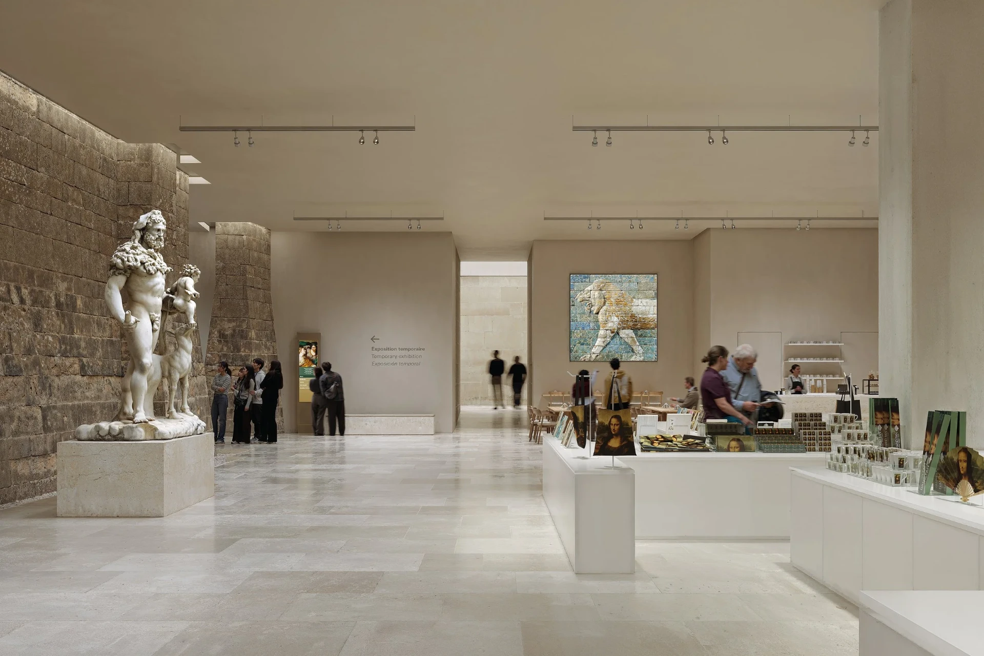 Louvre Renaissance, vue intérieure · Selldorf Architects & Studios Architecture · Concours